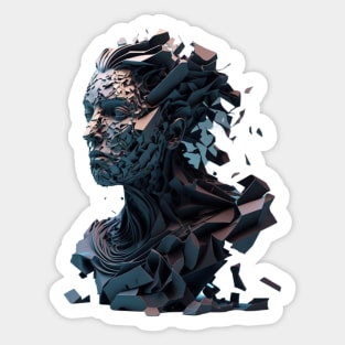 Abstract Contemplation Sticker